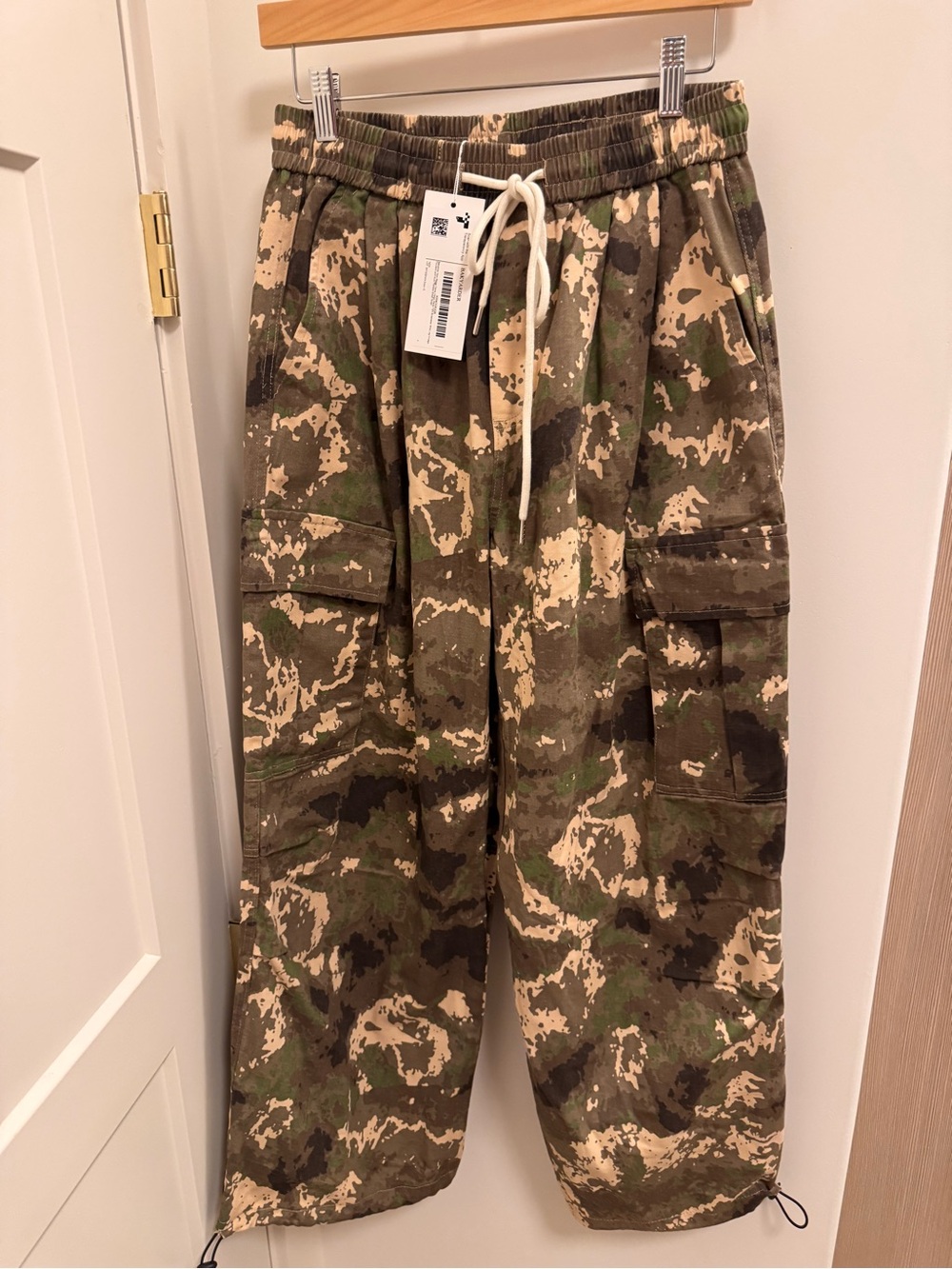 NWT Bakyarder Baggy Camo Cargo Pants Y2K Streetwear Wide Leg Camouflage gorpcore